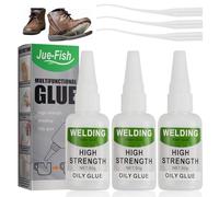 3 Pezzi Colla Super Universale, Universal Super Glue 50g, Attaccatutto Forte, Oleosa Alta Resistenza per Saldatura, per Ceramica Metallo Legno Resina Vetro