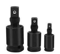 3 Pezzi Colpo Universale Set 1/4 Pollice 3/8 Pollice E 1/2 Pollice Unità U Giunto Bussole In Acciaio Cromo Molibdeno 360 Gradi