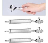 3 pezzi coltello da taglio noodle a fette con foro con manico lungo for cucina in cucina (A)