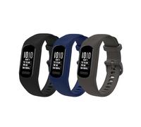 3 pezzi compatibili con Garmin Vivosmart 5 bande per donne e uomini, in silicone regolabile, ricambio per orologio Garmin Smart 5/Vivosmart 5 SmartWatch