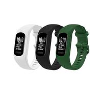 3 pezzi compatibili con Garmin Vivosmart 5 bande per donne e uomini, in silicone regolabile, ricambio per orologio Garmin Smart 5/Vivosmart 5 SmartWatch