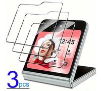 3 Pezzi Confezione Tripla Compatibile Con Samsung Galaxy Z Flip 6 5 ZFlip6 ZFlip 5 Pellicola Protettiva In Vetro Temperato Full HD Copertura Completa Durezza 9H Galaxy Z Flip3 5G,Galaxy Z Flip5 5G,Gal