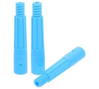 3 Pezzi Connettore Filettato Americano in Plastica per Aste Metalliche | Compatibile Aste Dritte Telescopiche, per Manici Metallici, Uso in Cucina e Corridoio, Riduce Vibrazioni