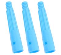 3 Pezzi Connettore Filettato per Manico, Plastica, per Mop e Scope | Filettatura Americana, Installazione Semplice, Compatibile Aste Dritte Telescopiche, Uso Domestico