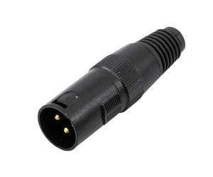 3 pezzi - Connettore XLR 3 Poli Omnitronic - Resistenza Terminazione 110 Ohm per