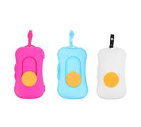 3 Pezzi Contenitore Portatile per Salviette Bebè in PP | Leggero, Organizza Fazzoletti e Salviette, Previene L’asciugatura, per Culle e Stanza Bebè Colore Casuale
