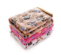 3 Pezzi Coperta per Cane/Gatto Lavabile Soffice Durevole Morbida e Calda