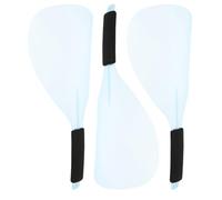 3 Pezzi Copertura per Parrucchiere con Manico in Plastica | Uso Estetico e Trucco, Adatta a Diverse Forme del Viso, Pulizia Semplice e Uso Pratico