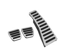 3 Pezzi Coperture Pedali per Honda Civic 06-09, Argento