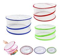 3 Pezzi coperture per Mosche Pop-up Coprivivande a Rete Pieghevole Anti Insetti Set Riutilizzabili Copri Alimenti Copertura per Picnic,Barbecue,Frutta