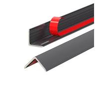 3 Pezzi Copriangoli in Lega di Alluminio Autoadesivo, Paraspigoli Muro Angolare Rigido, Profilo a L per Protezione dei Bordi, 90cm 100cm Listello Angolare(Starry Grey,30mm x 1m)