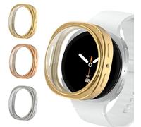 3 Pezzi Coque pour Samsung Galaxy Watch 8 40mm, Custodia Protezione Totale Extreme Sottile HD Clear Pellicola Protettiva Accessori pour Cover Samsung Galaxy Watch 8 40 mm Protettore Schermo