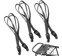 3 Pezzi Corde Elastiche con Gancio, 75cm Elastico Portapacchi Bicicletta, Cinghia Elastica con Ganci, Cinghie Moto Bagaglio, Cinghie Elastiche per Portapacchi, per Biciclette, Motociclette, Camion