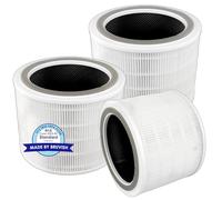 (3 Pezzi) Core 200S Filtri Sostitutivi Compatibili con Il LEVOIT Core 200S Purificatore d'Aria Smart con Filtro HEPA, Filtro Core 200S-P H13 True Hepa, Filtri a Carbone Attivo 3 in 1 HEPA