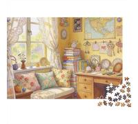 3 Pezzi Cozy Room Set Di Biancheria Da Letto Stampa 3d in Microfibra Con Chiusura A Strappo Cozy Yellow Nook Decorazione Per La Camera Da Letto Per Ragazzi E Ragazze 38x26cm/1000pcs