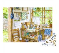 3 Pezzi Cozy Room Set Di Biancheria Da Letto Stampa 3d in Microfibra Con Chiusura A Strappo Green Kitchen Nook Per Tutte Le Stagioni Per Ragazzi E Ragazze 70x50cm/1000pcs