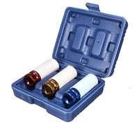 3 pezzi CR-MO 1/2 pollice 17 mm 19 mm 21 mm Set di dadi a percussione a muro a bussola a impatto profondo