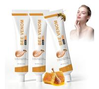 3 Pezzi Crema al Veleno d'Api, Idratante Antirughe per Viso e Collo, Crema Aiuta a Ridurre le Rughe al Veleno d'Api, Effetto Lifting e Rassodante, della Pelle per Tutti i Tipi di Pelle,20g