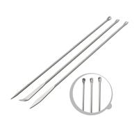 3 Pezzi Cucchiai Accessori Anti-ruggine Approx.22cm/22cm Argento a Spatola