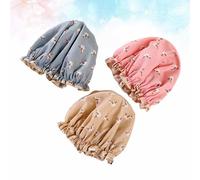 3 pezzi Cuffia da bagno design unicorno Cuffia da doccia per adulti