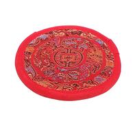 3 pezzi Cuscino per campane sonore del Buddha Cuscino per campane buddiste Cuscino rotondo Un assaggio di oro e ferro Cuscino per campane tibetane Vasi e vassoi per bonsai Campana musicale buddista