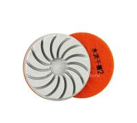 3 pezzi da 4 pollici, passaggi, tamponi for lucidatura pavimenti in resina, tampone asciutto for utensili for e levigatura di cemento terrazzo(Step-2 3pcs)