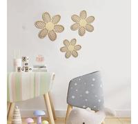 3 pezzi decorazioni da parete con margherite, cartelli da parete con fiori,