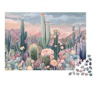 3 Pezzi Desert Cacti Bloom Set Di Biancheria Da Letto Stampa 3d Morbida Microfibra Con Chiusura A Strappo Botanical Fantasy Art Per Tutte Le Stagioni Per Ragazzi E Ragazze 38x26cm/1000pcs