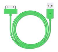 3 pezzi di 3 metri extra lunghi verde 30 pin USB cavo di ricarica per Apple iPhone 4 4S 3G 3GS Apple iPad 1st 2nd 3rd Gen iPod 5th Gen Classic Nano 1st 2nd 3rd 4th 5th 6th Gen Touch