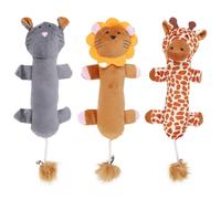 3 pezzi di bambola giocattolo da allenamento molare resistente al morso gatto