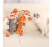 3 pezzi di bambola giocattolo da allenamento molare resistente al morso gatto
