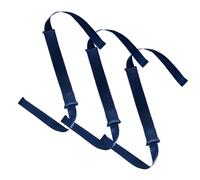 3 pezzi di bigodini for capelli senza calore, bigodini for capelli senza calore, bigodini flessibili morbidi for dormire durante la notte(Blue)