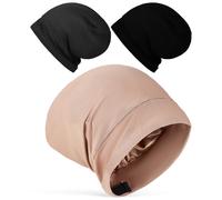 3 pezzi di cappelli in cofano satinato comodi tappi per avvolgimento per