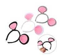 3 pezzi di cerchietto con orecchie da topo per bambini - cerchietto con