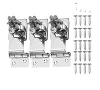 3 pezzi di chiusura a chiave con graffetta, sicurezza for ufficio, serratura for armadietti, cassetti, lucchetti for Per Porte Armadietti(4 inch-3PCS)
