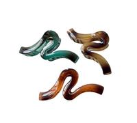 3 Pezzi Di Clip A Forma Di Artiglio Con Onda Geometrica, Sfumatura Iridescente, Accessorio for Capelli Da Donna Di Grandi Dimensioni, Panino A Forma Di Squalo Nella Parte Posteriore Della Testa