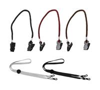 3 Pezzi di Clip Antivento, 2 Corde, Antivento E Anti-Goccia cap Clip, Viaggi Occhiali Clip, Cappello da Sole Cordino, Regolabile cap Corda, Forniture All'Aperto.