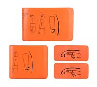 3 pezzi di emergenza frattura di primo soccorso ferroviario per braccio gambe dita guida medica resistente per stabilizzare lesioni