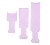 3 pezzi di evidenziazione barbiere per capelli tintura per capelli set di paddle set strumento per la colorazione (Viola)