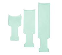 3 pezzi di evidenziazione barbiere per capelli tintura per capelli set di paddle set strumento per la colorazione (Verde)