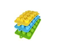 3 pezzi di fabbricatore di ghiaccio a forma di cuore a forma di stella