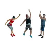 3 Pezzi di Figure di Arrampicata Ini, Modello di Figura Umana di Scalatore