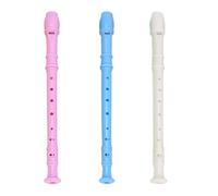 3 Pezzi Di Flauti Di Plastica, Suonando Strumenti Musicali, Attrezzature Musicali Di Educazione Precoce, Pratica Del Flauto Per Bambini E Giocattoli Per Bambini.