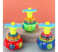3 pezzi di giocattoli rotanti luminosi, giocattolo giroscopio lampeggiante con luci e musica, giocattolo trottola, trottole luminose per bambini, giocattolo trottola per bambini, bombonire