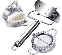 3 pezzi di gnocchi in acciaio inossidabile Maker Wrapper Muffa della pasta Ravioli Skin Press Cutter per cucina domestica