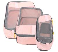 3 pezzi di imballaggio a compressione cubi organizer per bagagli borse da