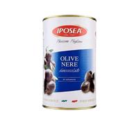3 pezzi di iposea olive nere denocciolate salamoia ml. 4250
