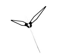 3 pezzi di lancette nere for orologi da pilota, accessori MOD luminosi for NH35, NH35, NH36, NH38, NH70/71/72, 4R35, ETA2824, PT5000, SW200, for orologi da campo(White seconds,ETA2824 PT5000 SW200)