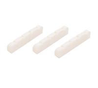 3 Pezzi di Manzo Osso Elettrico da Dado per Basso a Fondo Piatto Accessori Pre-slottati per Musicisti