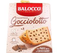 3 pezzi di panettone gocciolotto balocco con maxi gocce di cioccolato - 800 gr
